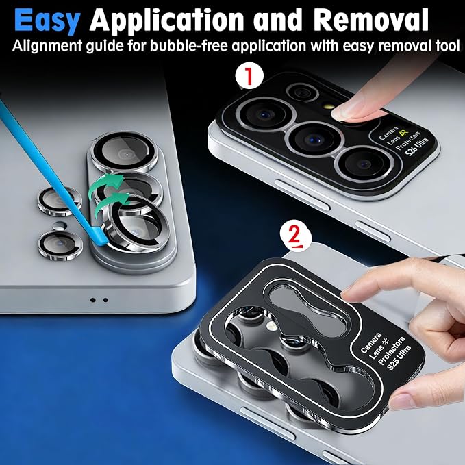 SiHPuoy 2 Sets Camera Lens Protector - Image 3