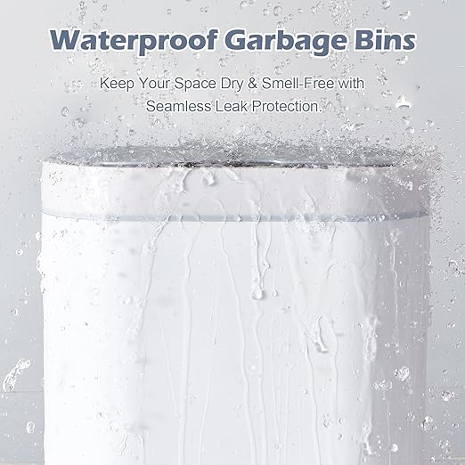 ELPHECO 2 Pack Bathroom Motion Sensor Trash can 2.5 Gallon + 2 Gallon Automatic - Image 3