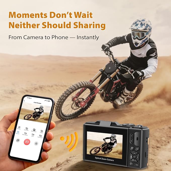5K Digital Camera for Photography, 80MP Vlogging Camera for YouTube - Image 5