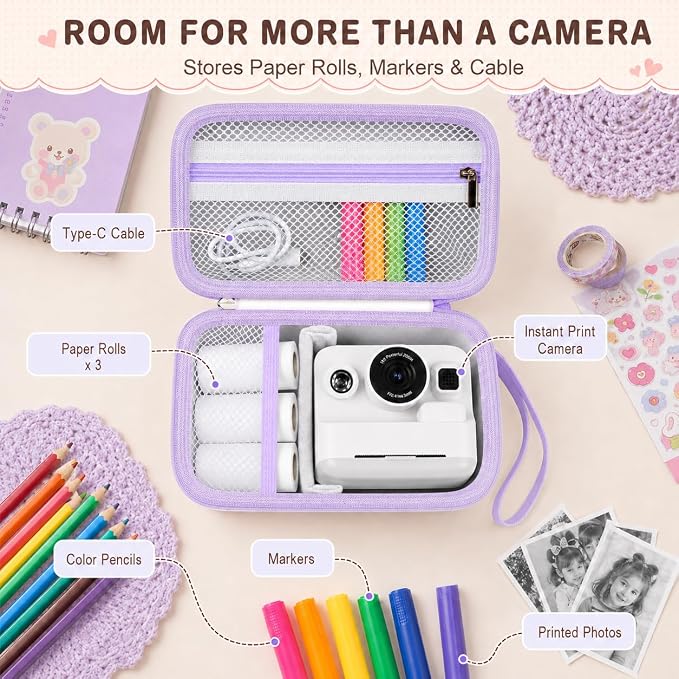 kids Instant Print Camera Case Compatible - Image 4