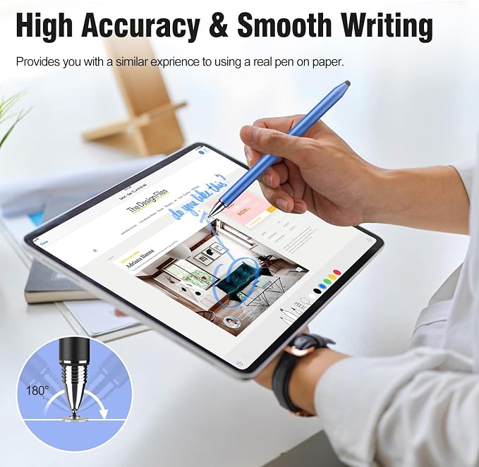 MEKO 3 in 1 Stylus Pens for Touch Screens, High Sensitivity & Precision - Image 3