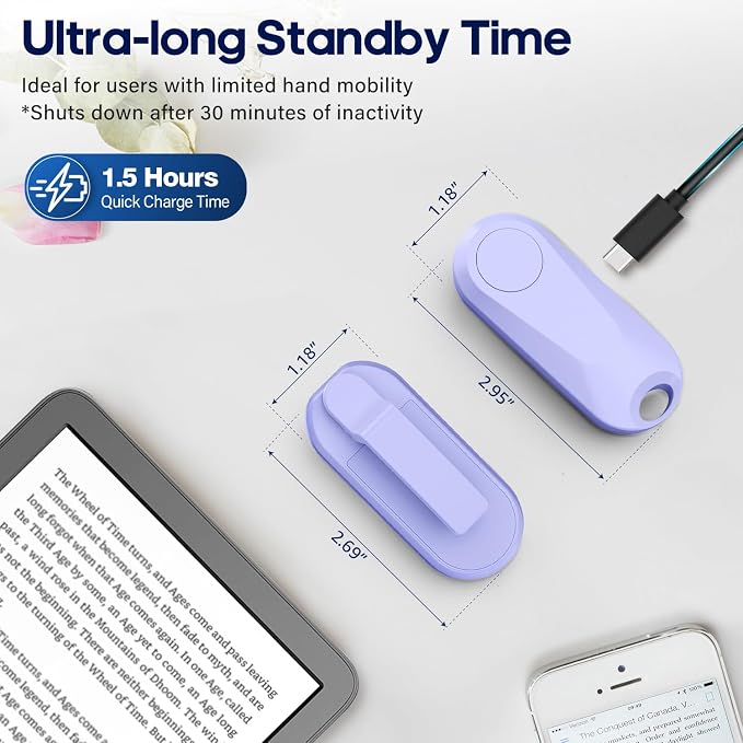 DATAFY Page Turner for Kindle Paperwhite Oasis Kobo eReaders, Camera Camcorder - Image 9
