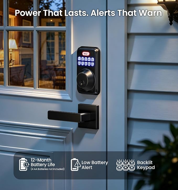 Veise Keyless Entry Door Lock - Image 9