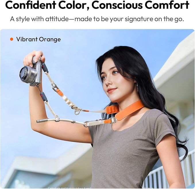 ULANZI YF01 Camera Strap with Built-In USB-C Data Cable — 3-in-1 Quick Release - Image 2