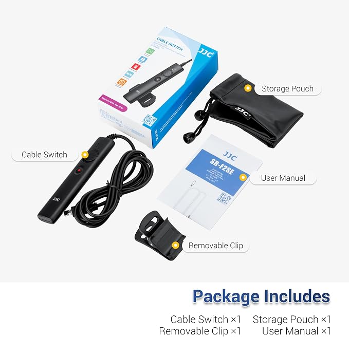 JJC 4.92ft Long Wired Remote Control Shutter Release - Image 6