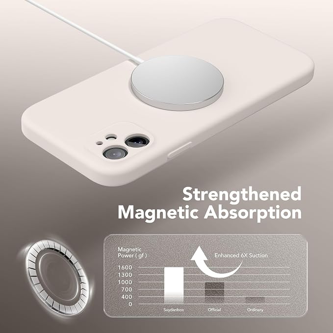 Magnetic for iPhone 11 Phone Case Silicone, Compatible - Image 4