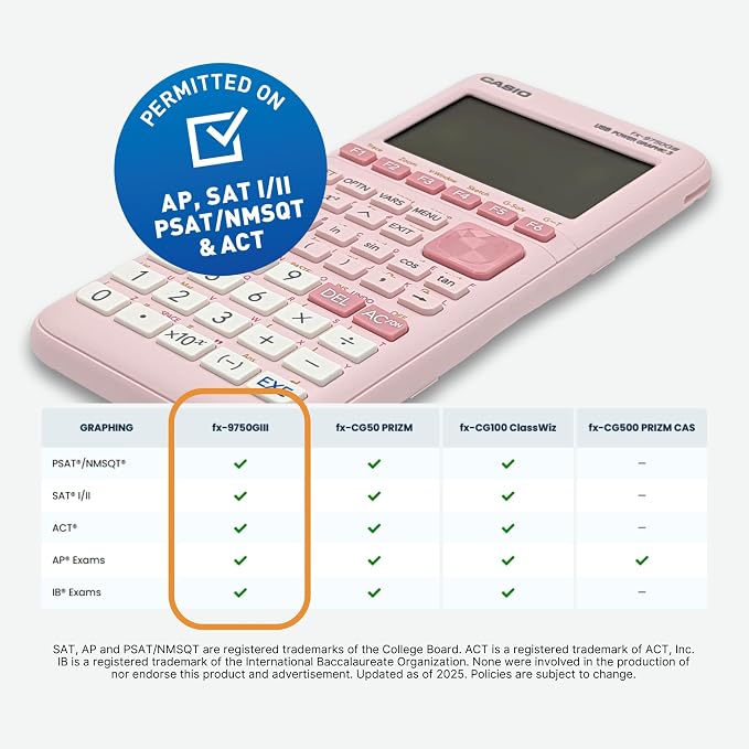 Casio fx-9750GIII Graphing Calculator | Natural Textbook Display | Python - Image 3