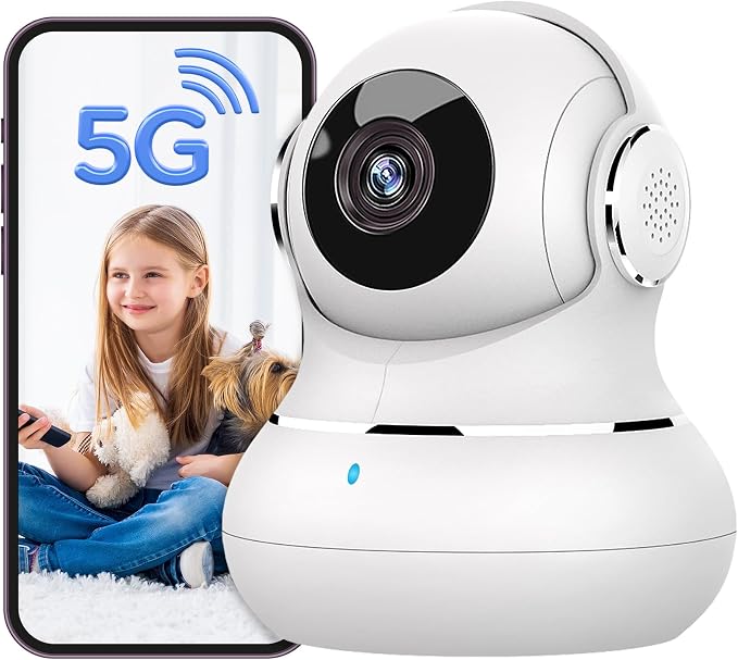 litokam 5MP Indoor Security Camera, 5G/2.4G WiFi Home Security Cameras by litokam