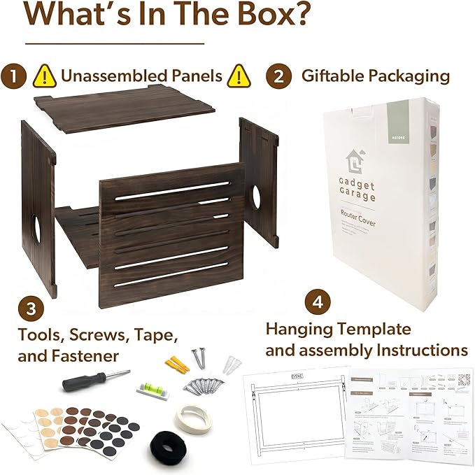 Wooden WiFi Router Storage Box - Image 4