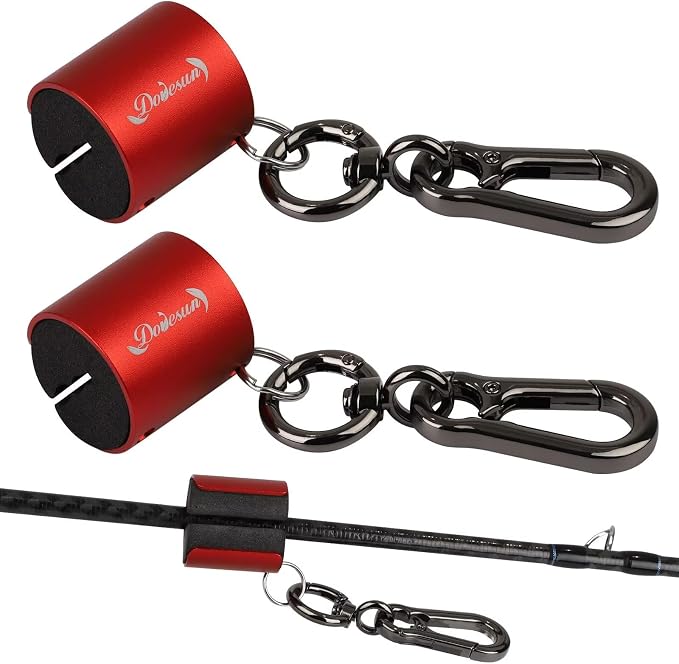 Dovesun Creek Rod Clips Wearable Fishing Rod Holder Clip Fly Fishing Pole by Dovesun