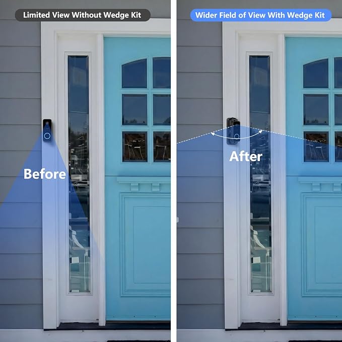 Doorbell Mount for Wyze Battery Video Doorbell and Video Doorbell v2, 35-145° - Image 6