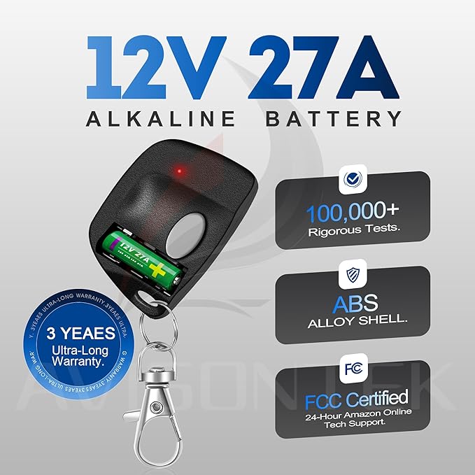 Avisontek 2-Pack for MultiCode Gate Opener Remote 3089 308911 - Image 3