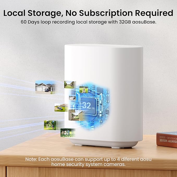 aosu 3K/5MP Security Cameras Outdoor Wireless Home Surveillance System - Image 2