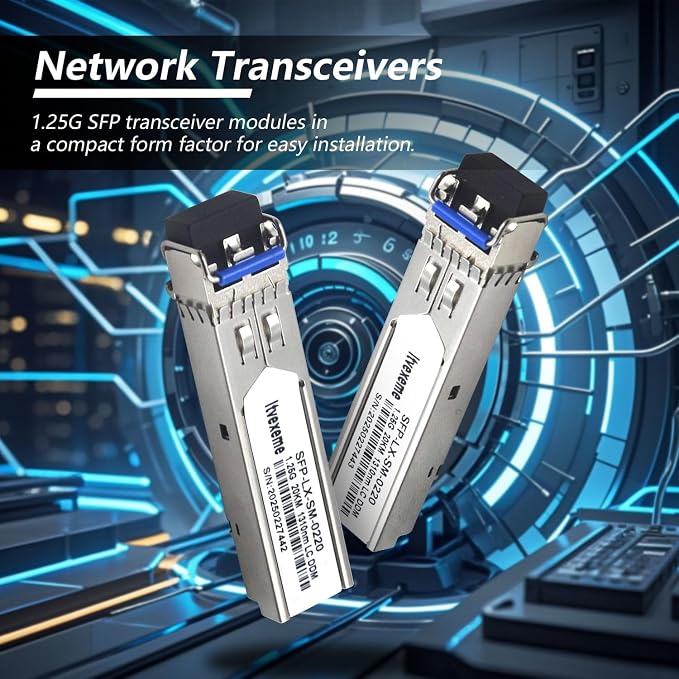 2 Pack 1.25G SFP Network Transceiver Module, 1000Base-LX Single Mode, 1310nm SMF - Image 4