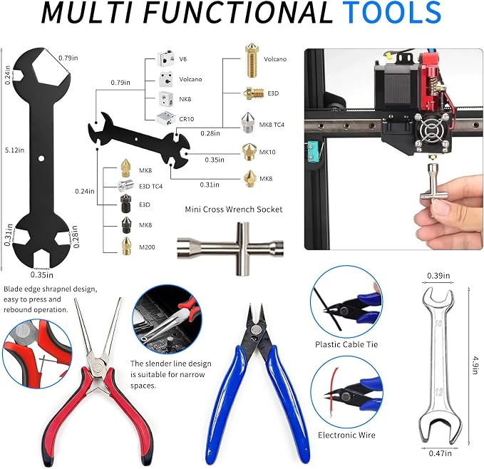 70PCS 3D Printer Tools Kit, 3D Printer Accessories - Image 4