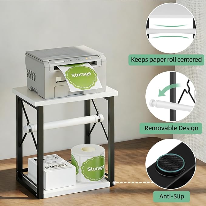 Label Holder for Rolls and Fan-Fold Labels, Shipping Thermal Label Holder - Image 3