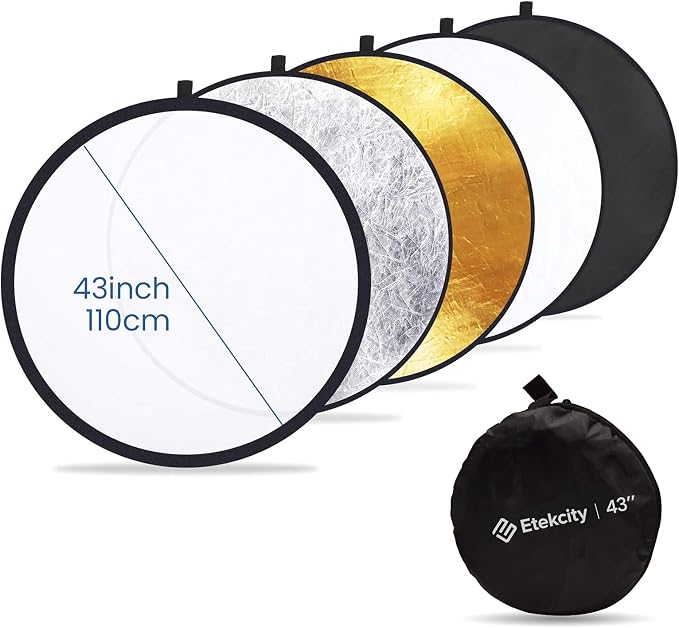 Etekcity 43" 5-in-1 Photography Reflector, Collapsible - Image 2