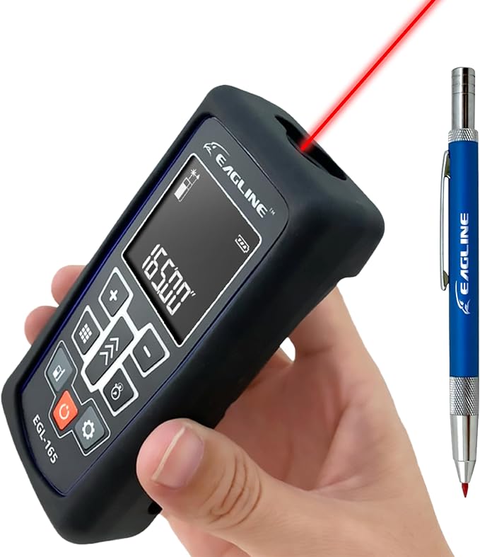 165 FT Range EAGLINE EGL165 Laser Distance Measure by EAGLINE