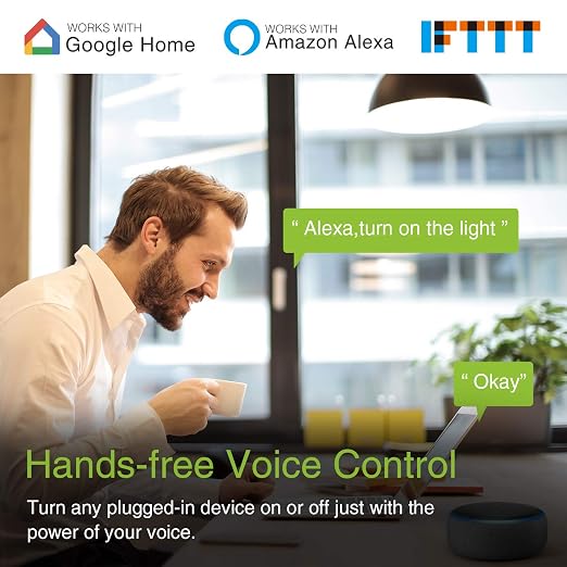 GHome Smart Plug Mini, WiFi Smart Outlet Plug Compatible - Image 3