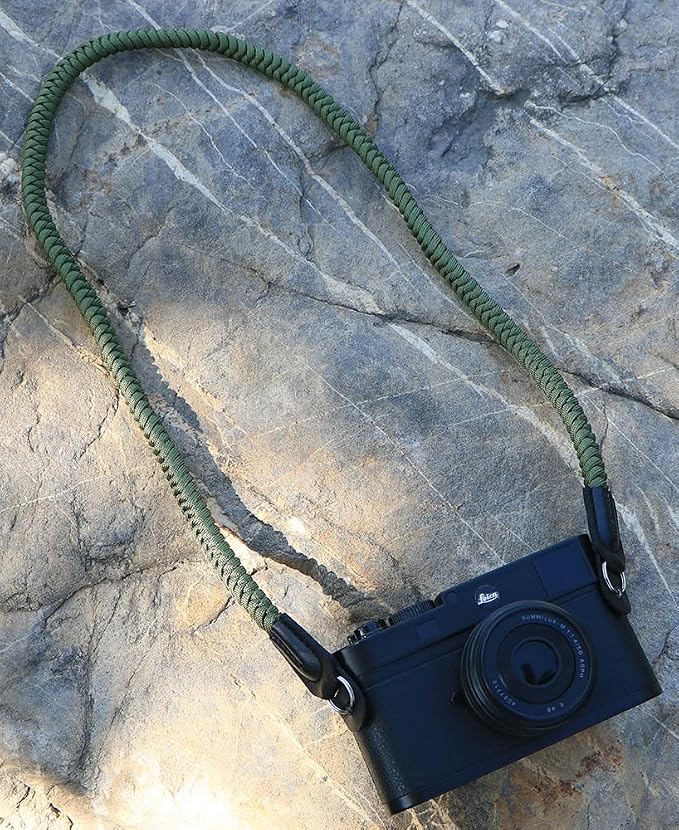 Paracord Woven Camera Neck Shoulder Strap Belt Hand Compatible - Image 2