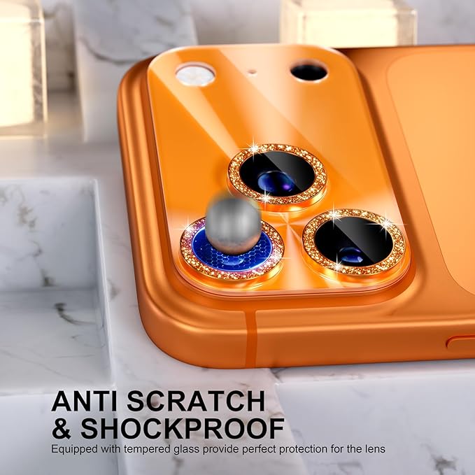 Choiche Compatible for iPhone 17 Pro Camera Lens Protector, Bling Camera Cover - Image 3