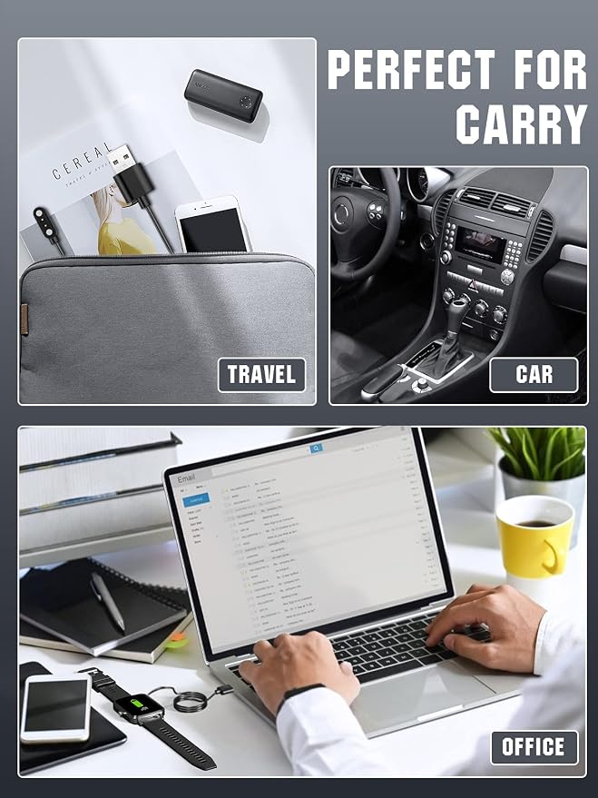 TiMOVO Smart Watch Charger Compatible - Image 8