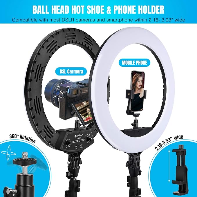 Ring Light 18 Inch LED Ringlight Kit - Image 4