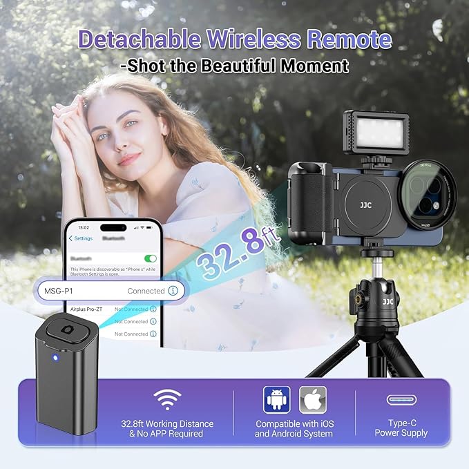 67mm Magnetic Phone Lens Filter Mount + Phone Snap Grip Set - Image 2