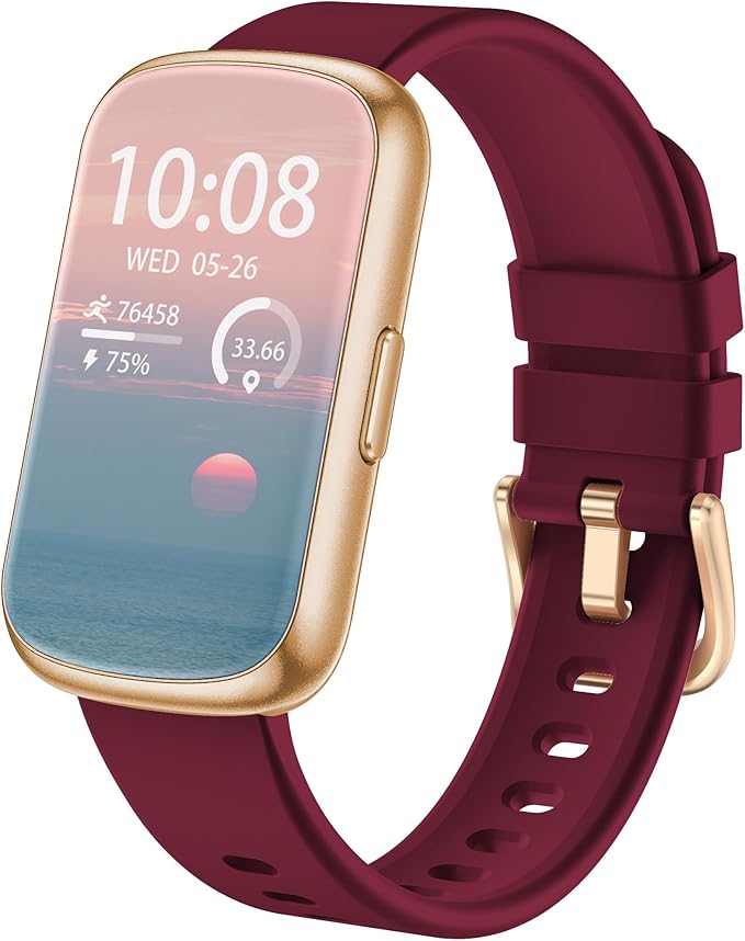 Fitness Tracker, Smart Watches for Women Men by RLQASmartWearables