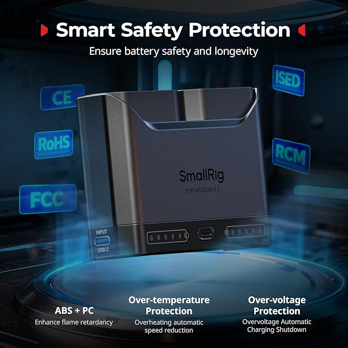 SMALLRIG NP-FZ100 Camera Battery Set - Image 7