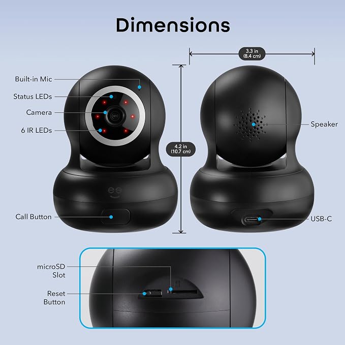 Geeni Sentinel Smart 2K Indoor Security Camera - Image 9