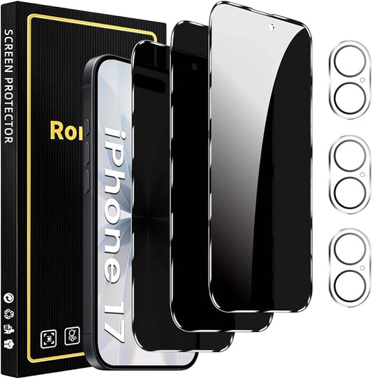 Romkasi 3 Pack Privacy Screen Protector by Unknown