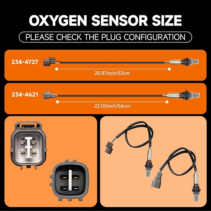 Upstream & Downstream O2 Sensor Set | Direct Replacement - Image 3