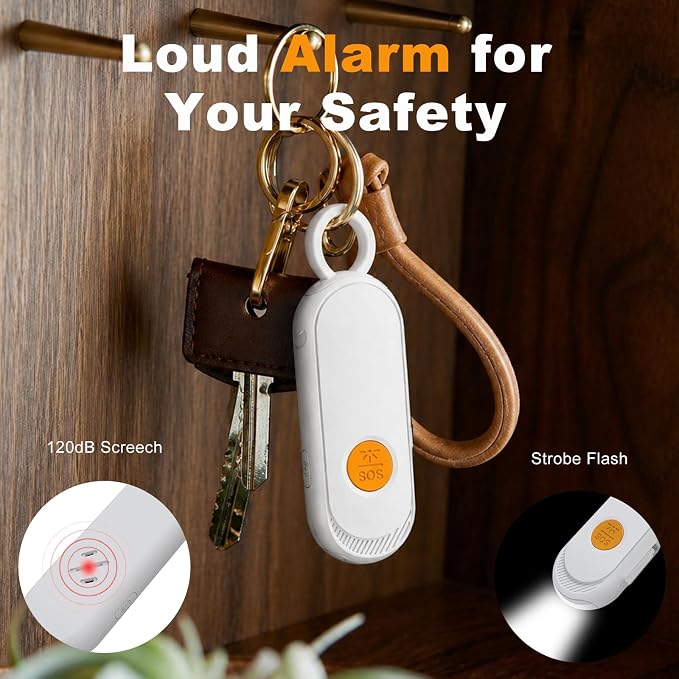 Personal Safety Alarm, GPS Tracker Keychain - Image 3