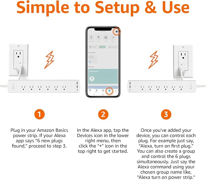 Amazon Basics Smart Plug Power Strip - Image 4