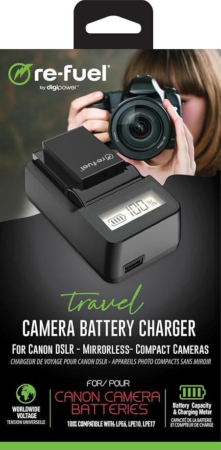 Re-Fuel by DigiPower Travel Charger Compatible - Image 5