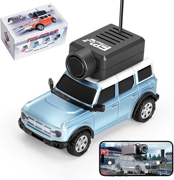 WLtoys 1:64 Mini RC Cars, 2.4G FPV Remote Control Toy Car by Hylukon