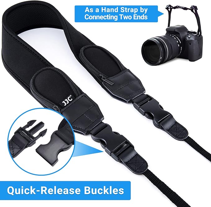 DSLR Camera Neck Strap, Soft Neoprene Shoulder Belt - Image 5