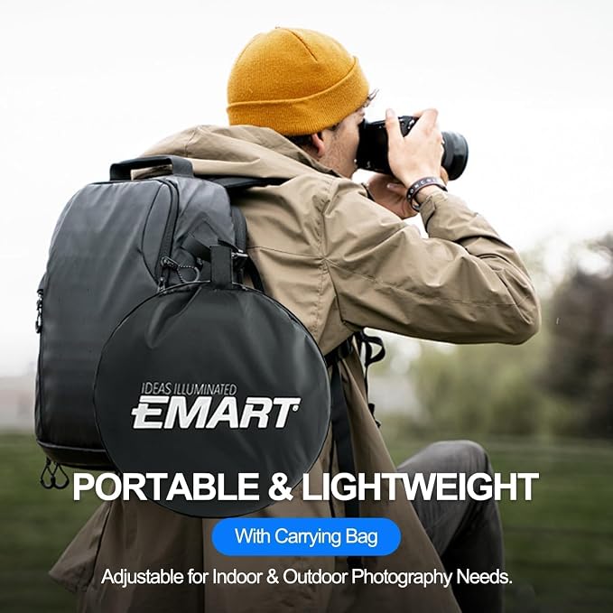 EMART 24'' 5 in 1 Photo Collapsible Photography Reflector - Image 6