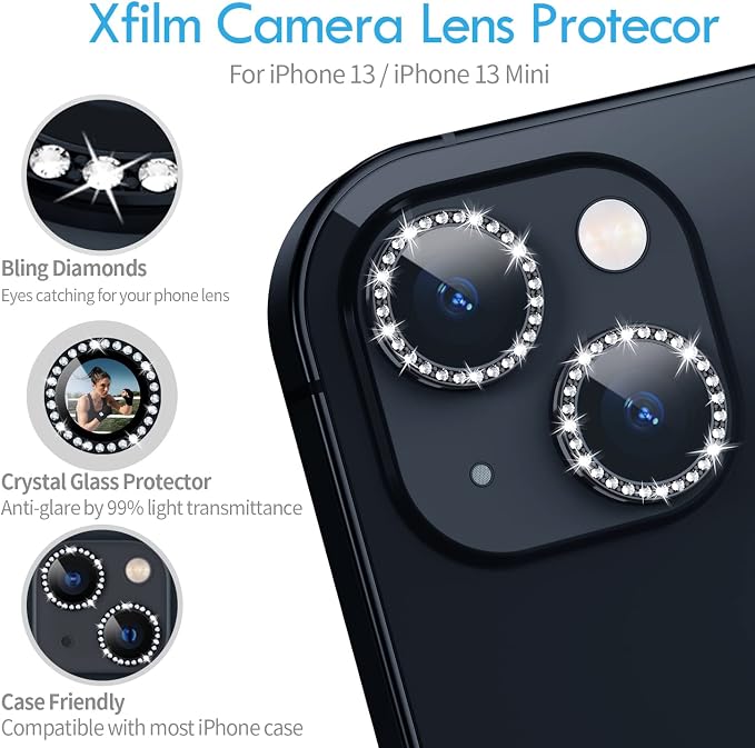 Bling Diamond Individual Camera Lens Protector - Image 5