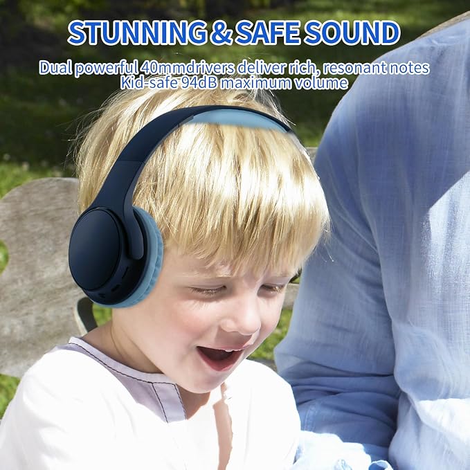 Kids Wireless Headphones, Over Ear Isolation Headphone Foldable - Image 8