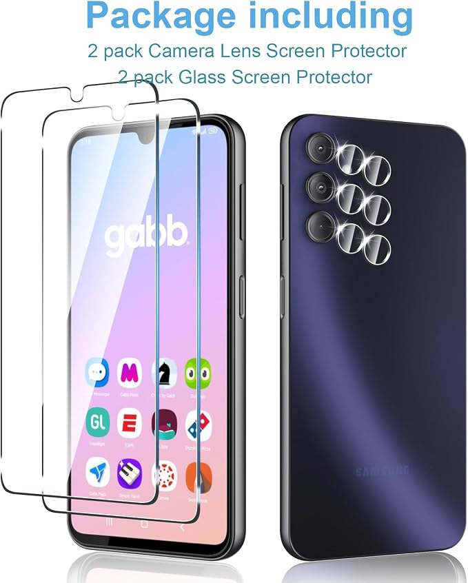 Anoowkoa 2 Pack for Gabb Phone 4 Pro Screen Protector + 2 Pack Camera Lens - Image 5