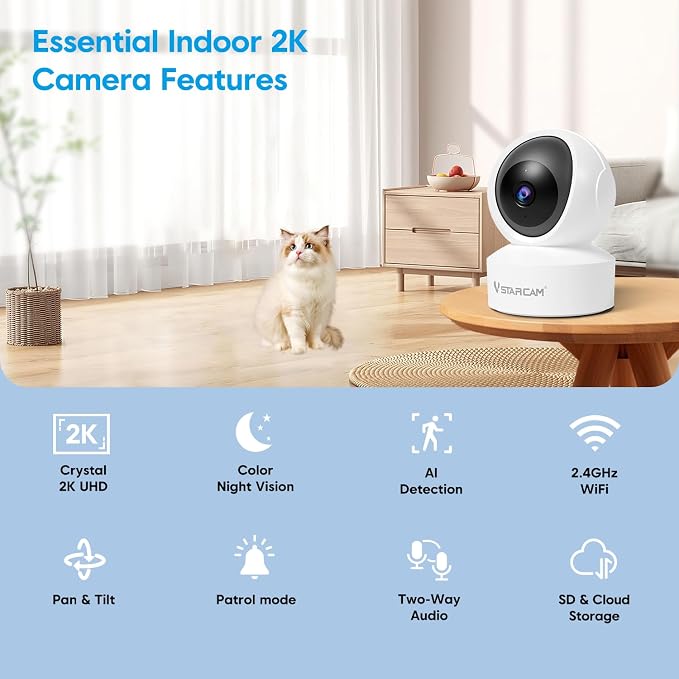 VSTARCAM 3MP Pet Camera Indoor - Image 2