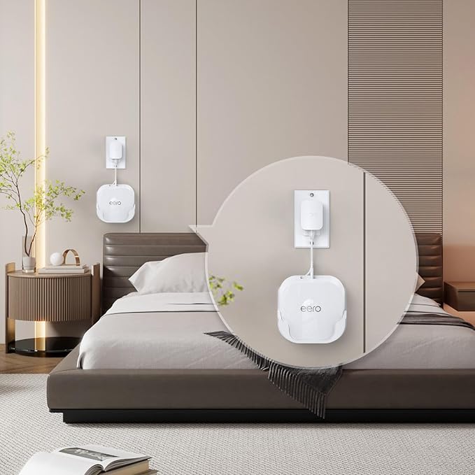 XLTTYWL eero 7 Wall Mount Kit, erro 7 Mount Bracket Optimize Space&Cable - Image 7