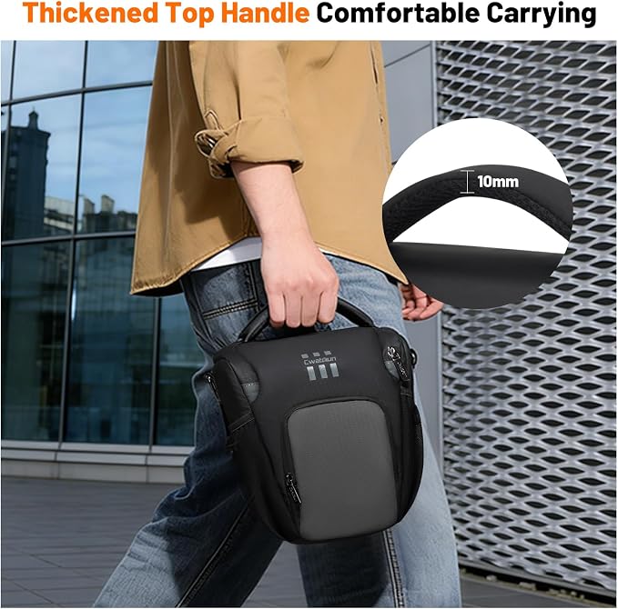 Cwatcun Camera Sling Bag Small, Compact DSLR Waterresistant Shoulder Bag - Image 9