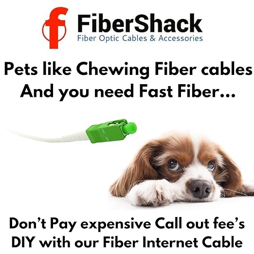 Fibershack White SC/APC to SC/APC Fiber Optic Patch Cable - Image 4
