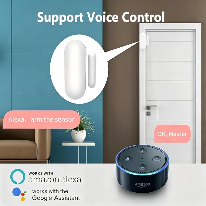 Smart Zigbee Door and Window Sensor – Wireless Magnetic Contact Sensor - Image 7