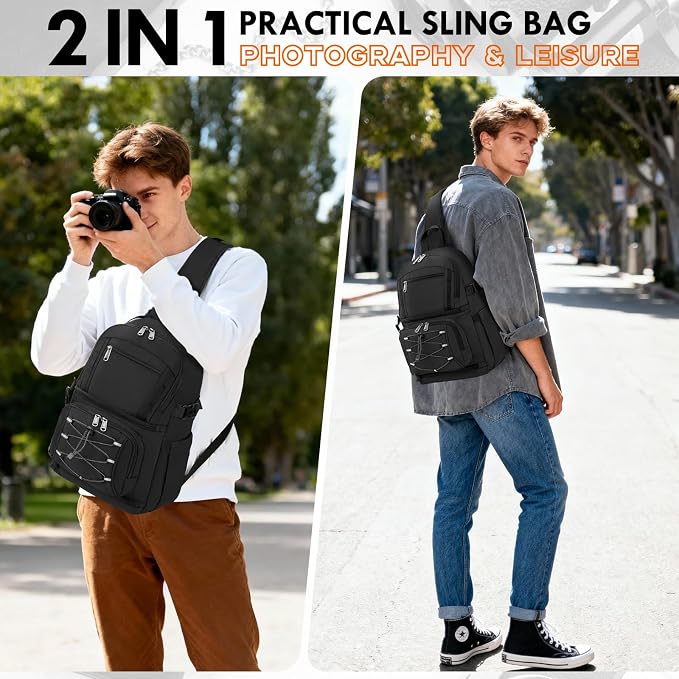 RAINSMORE Camera Bag Small DSLR & Mirrorless Camera Case - Image 5