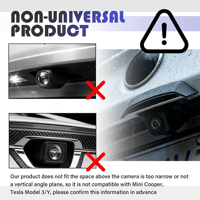 New Car Backup Camera Rain Shield, Wider & Longer Backup Camera - Image 5