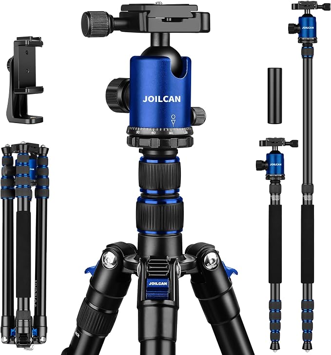 80/85 inches Heavy Duty Tripod for Camera and Phone, DSLR Binoculars Spotting by Victiv